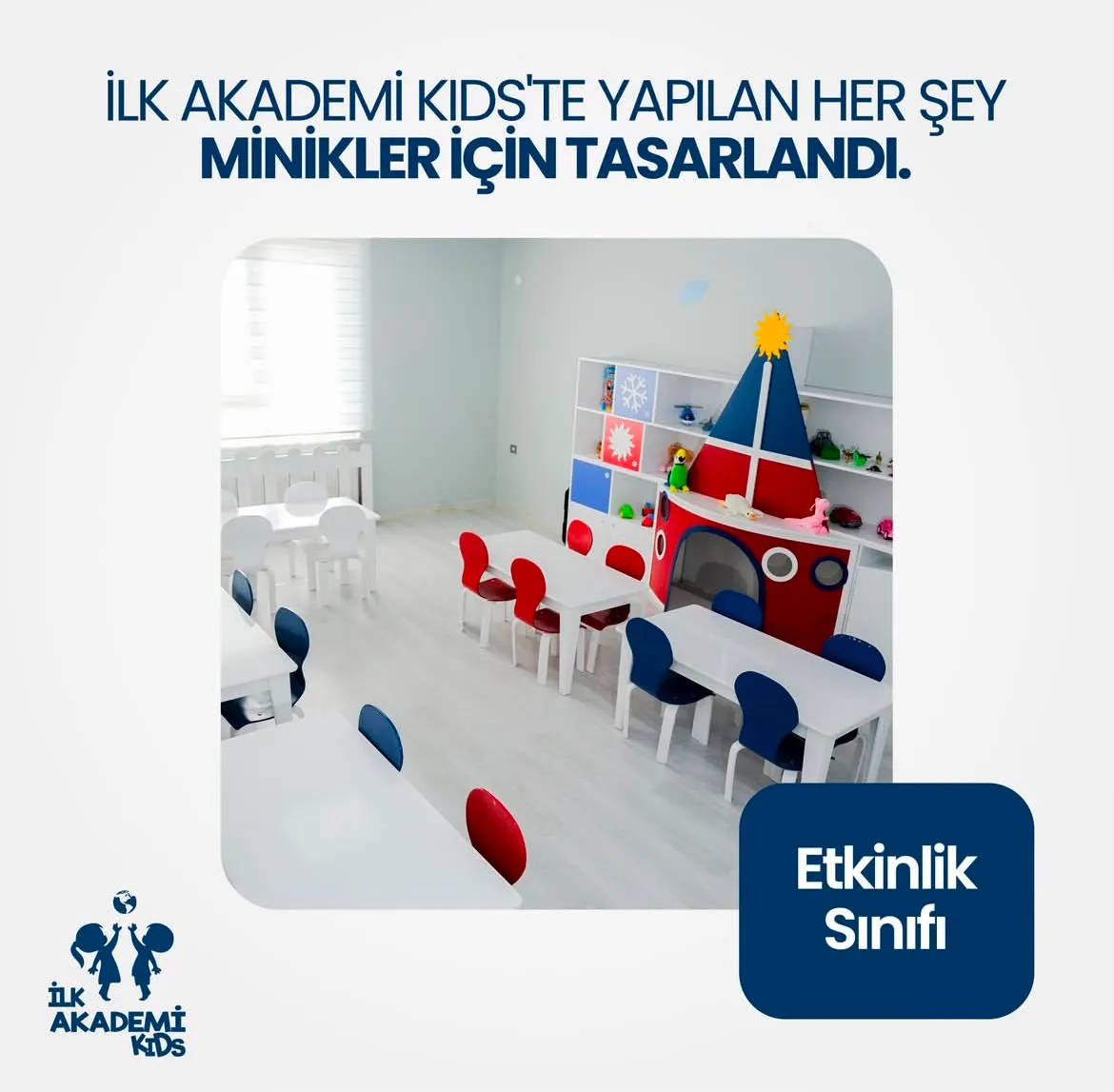 Minikler için tasarlanmış etkinlik sınıfı