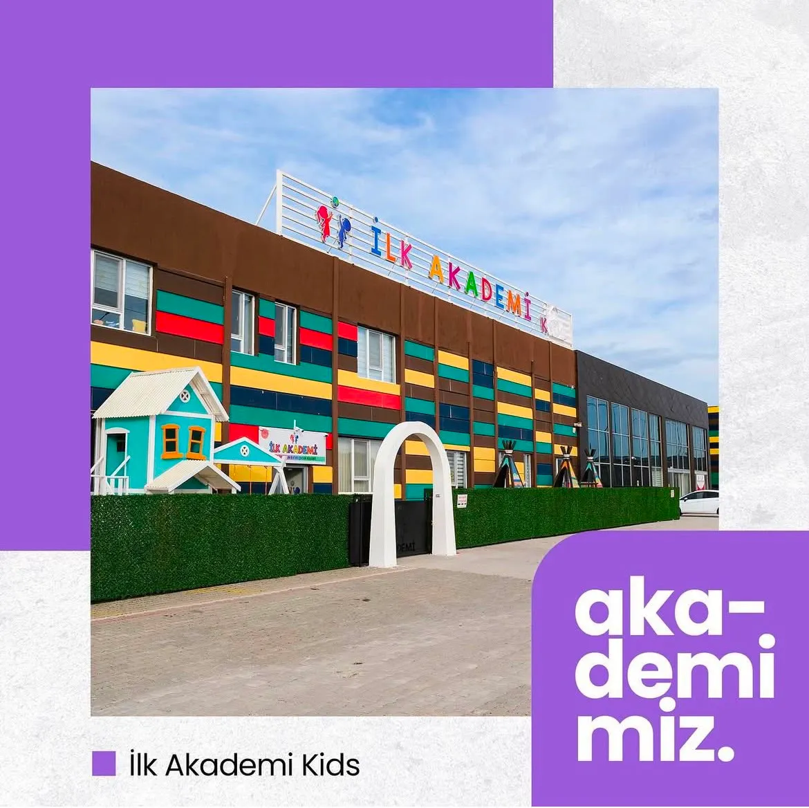İlk Akademi Kids okul binası dış görünüm